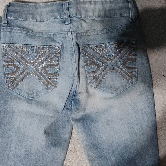 Mudd Denim - Mudd Light Blue Jeans with Embellished Pockets